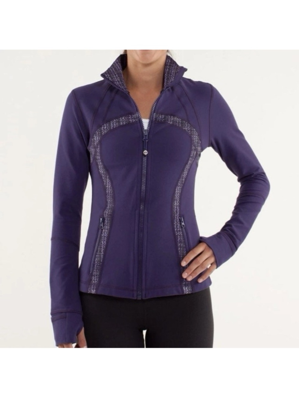 lululemon athletica Deep Purple Full-Zip Performance Jacket